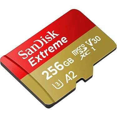 SanDisk Extreme 256GB microSDXC Aksiyon Kamera ve Drone Fiyatı