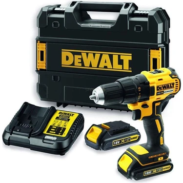 Dewalt DCD771S2 Vidalama Matkabı 18V 1.5Ah Li-ion Yüksek Tork 42 Nm ile Ergonomik