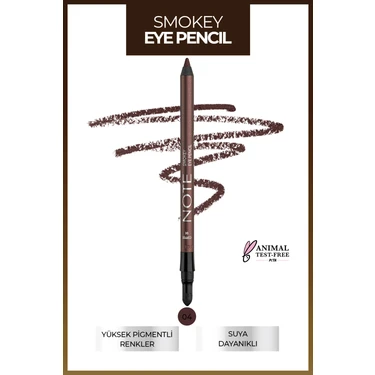 Note Smokey Eye Waterproof Aplikatörlü Göz Kalemi 04 Copper -