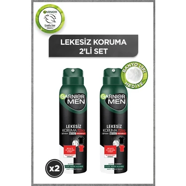 Garnier 2'li Garnier Men Lekesiz Koruma Sprey Deodorant Lif