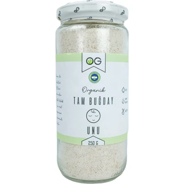 OG natural Organik Tam Buğday Unu 250 Gr 8 Ay ve Üzeri Bebekler İçin Güvenilir Ek