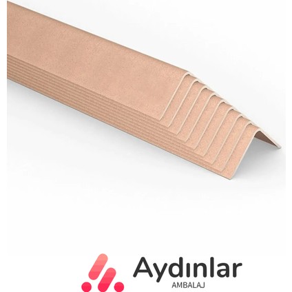 25 Adet 2 Metre Karton Köşebent Koli Köşe Koruyucu Kraft Köşe Koruyucu
