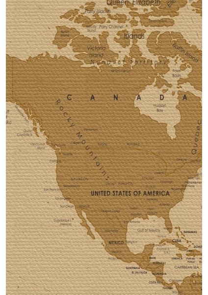 Duvar Örtüsü / Halısı Eskitme Vintage Kanvas Kumaş Dünya HARITASI-3958 fırsatları