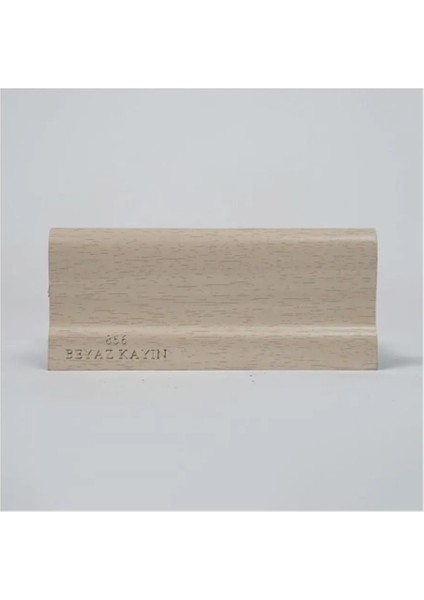 Laminant Parke Süpürgelik 8cm Beyaz Kayın 856
