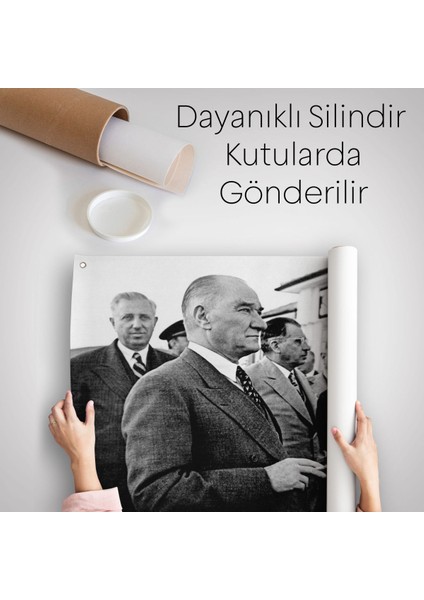 Atatürke Bakan Şükrü Kaya Dekoratif Duvar ÖRTÜSÜ-HALISI-6637 indirimleri