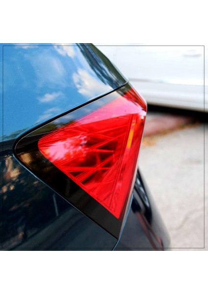Skoda Scala Stop Çerçeve Sticker Kolay Uygulama Hazır Kesim Birebir Uyum / Mat Siyah