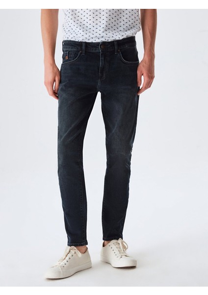 Erkek Joshua Dar Paça Düşük Bel Jean Pantolon indirimleri