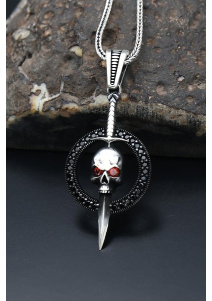 Gümüş Kurukafa 925 Ayar Gümüş Kolye Zincir fiyatları