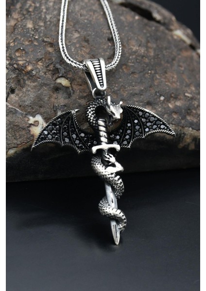 Gümüş Tıp Simgeli Sağlıkçı 925 Ayar Gümüş Kolye Zincir fiyatları