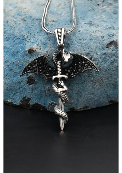 Gümüş Tıp Simgeli Sağlıkçı 925 Ayar Gümüş Kolye Zincir indirimleri