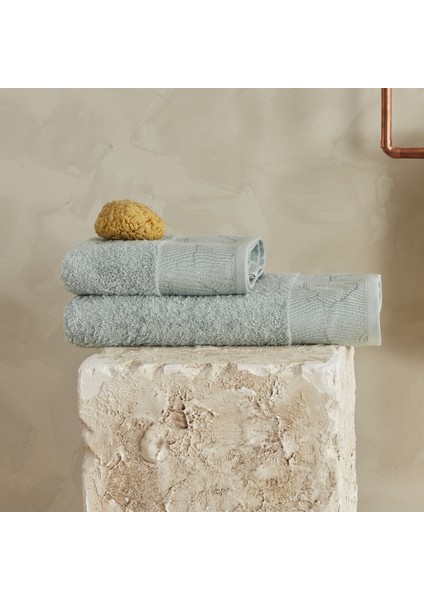 Edna 4 Parça Hamam Seti Off White Mint fiyatları