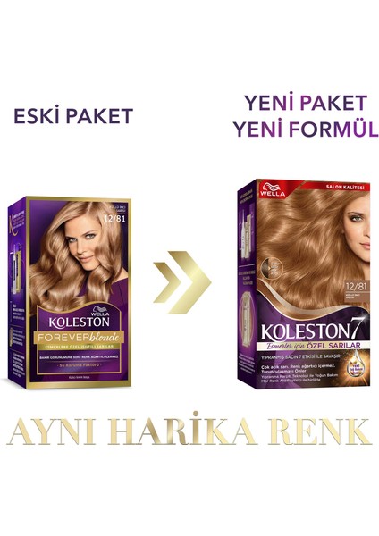 Wella Koleston Supreme Kit 12/81 Küllü İnci Sarısı