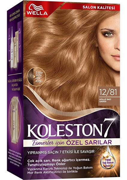 Wella Koleston Supreme Kit 12/81 Küllü İnci Sarısı