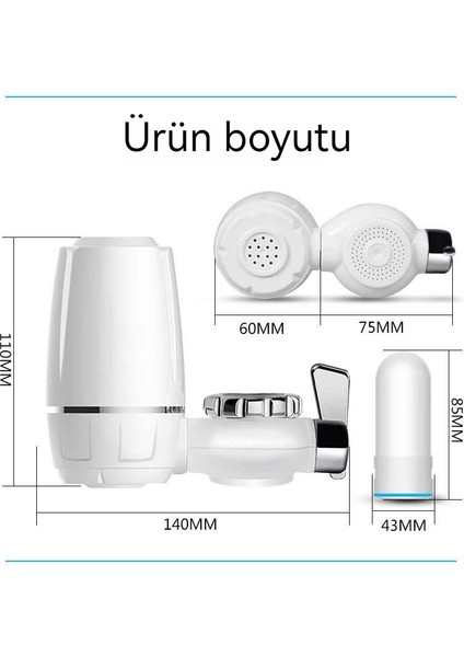 Musluk Su Arıtıcısı Mutfak Musluk Suyu Filtresi Ev Tipi Su Arıtıcısı Arıtıcı (Yurt Dışından)