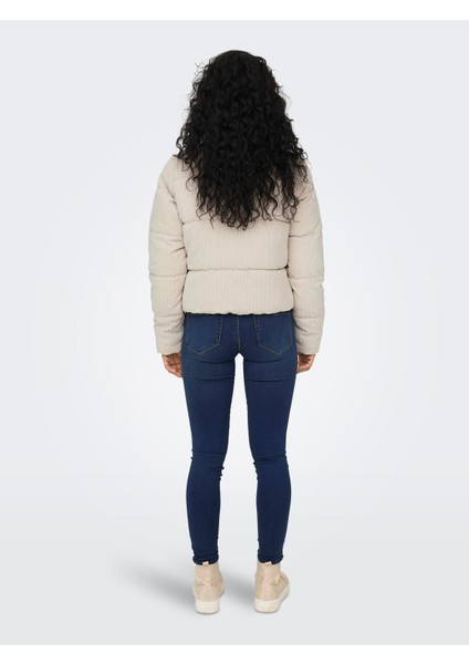 ONLNEWDOLLY CORDUROY PUFF Bej Kadın Mont indirimleri