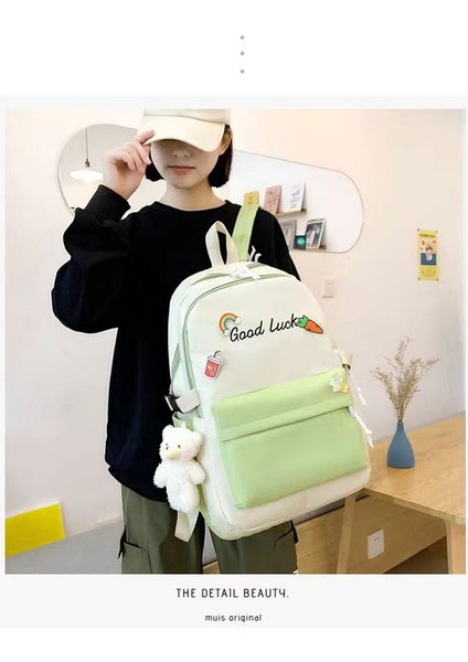 Beş Parça Büyük Kapasitet Öğrenci Arka Paketi (Yurt Dışından) fiyatları