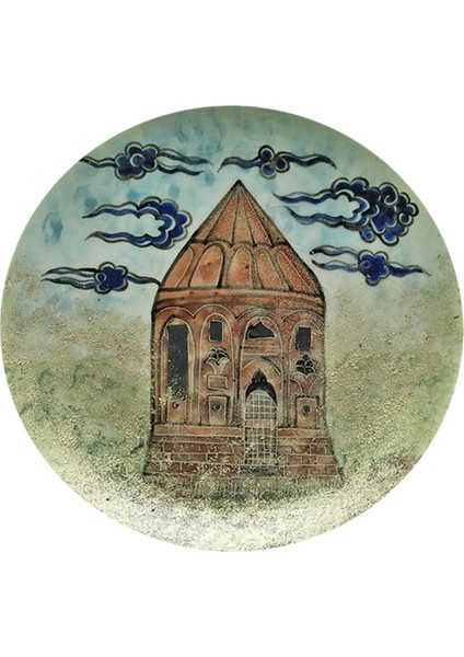 EL İŞÇİLİĞİ ÇİNİ TABAK 20 CM- 5723
