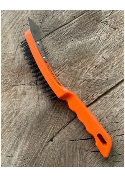 Pls Tel Fırça Yer ve Cam Kazıma Fırçası Kazımalı Tel Fırça 280MM