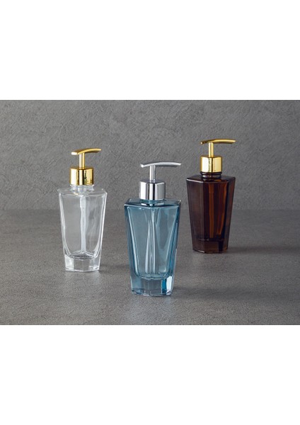 Diamond Cam Banyo Sıvı Sabunluk 9X9X16,5CM Şeffaf modelleri