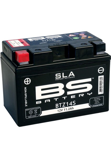 BTZ14S Sla 2006-2013 Honda Nt 700 V Deauville A Uyumlu Akü Jel Akü