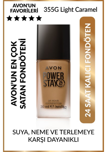 True Power Stay Mat Fondöten 30 Ml. Light Caramel