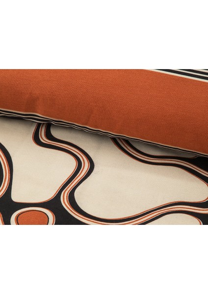 Abstract Art Dijital Baskılı Soft Cotton Tek Kişilik Nevresim Seti 160X220 cm Bej fırsatları