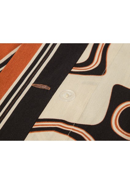 Abstract Art Dijital Baskılı Soft Cotton Tek Kişilik Nevresim Seti 160X220 cm Bej indirimleri