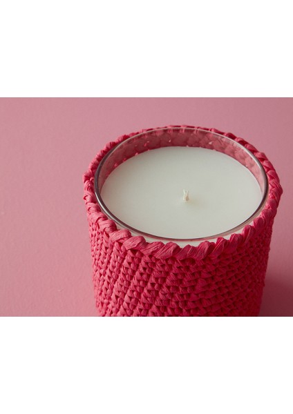 English Home Pink Ribbon Kokulu Mum 220 G Pembe