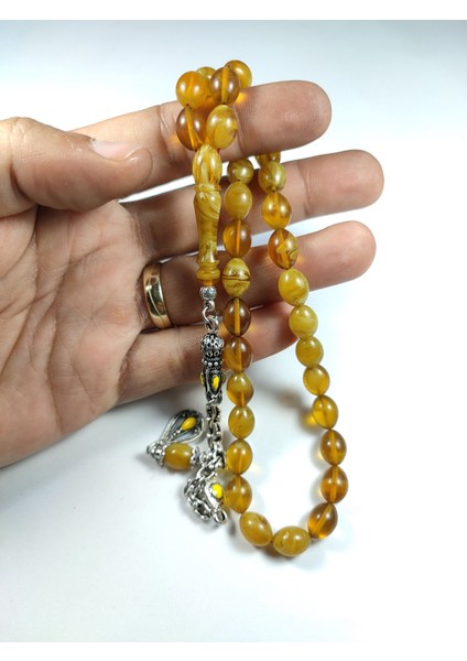 Alman Gümüş Püskül Kombinli Sıkma Kehribar Model No 3326 indirimleri