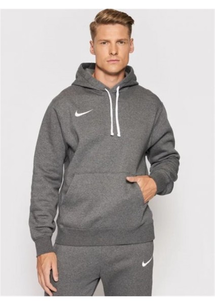 Park Hoodie Gri Erkek Kapüşonlu Spor Sweat CW6894-071 V2