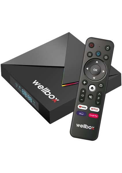 Max3 Android TV Box Android 12 Sesli Komut 2gb Ram 16GB Hafıza