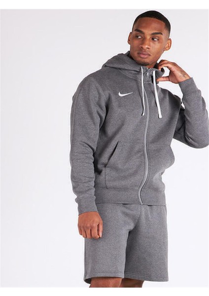 Dry Park Hoodie Full Zip K Gri Erkek Kapüşonlu Sweatshirt CW6887-071 V2