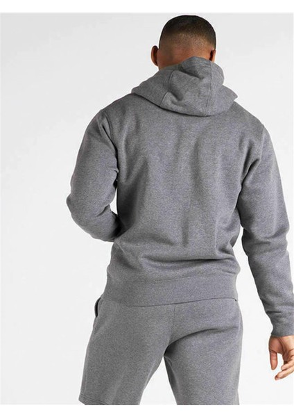 Dry Park Hoodie Full Zip K Gri Erkek Kapüşonlu Sweatshirt CW6887-071 V2