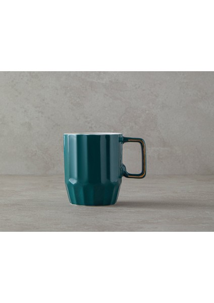 Angely New Bone China Kupa 270 ml Koyu Yeşil