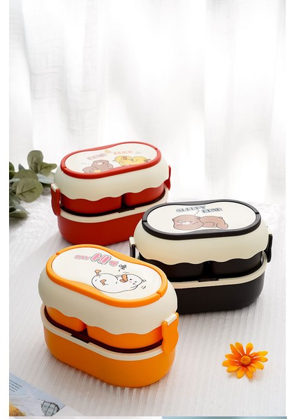Modern Basit Yalıtımlı Yemek Kabı Mikrodalga Gıda Sınıfı Çift Katmanlı Yemek Kabı (Yurt Dışından) fırsatları