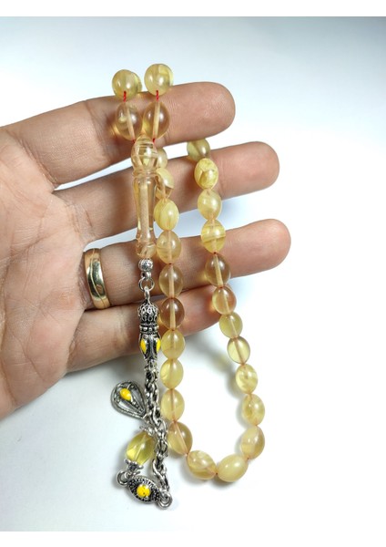 Alman Gümüş Püskül Kombinli Sıkma Kehribar Model No 3327 fırsatları