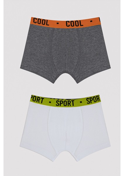 Erkek Çocuk Cool Spor 2li Boxer