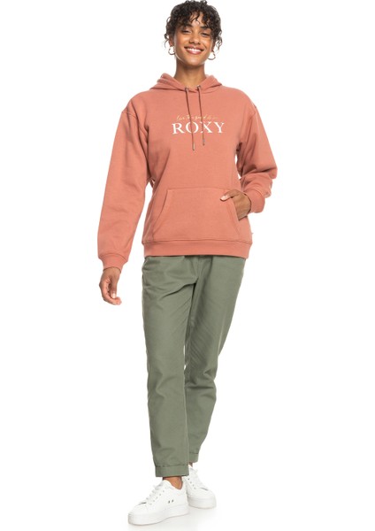 Surf Stoked Hoodıe Brushed Siyah Kadın Sweatshirt fırsatları