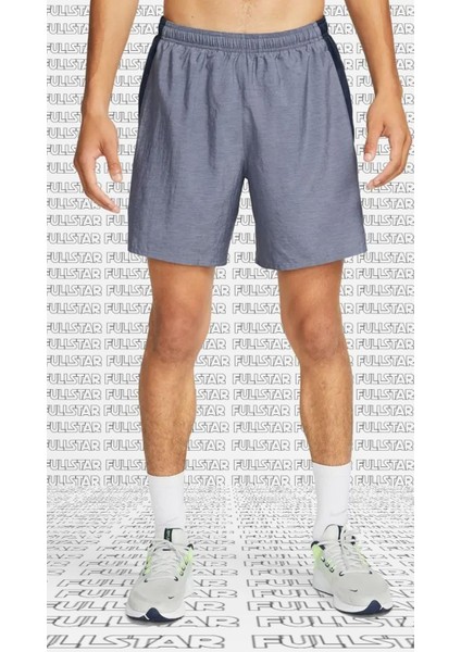 Challenger 7 Inch Running Short Slip Astarlı Mavi Lacivert Erkek Koşu Şortu