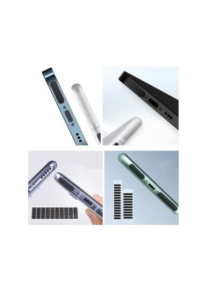 Cep Telefonu Hoparlörü Için Toz Önleyici Sticker-Telefon Hoparlör Koruyucu 1.6 Cm-2.2 cm ( 8 Adet) ( 4 Takım) modelleri