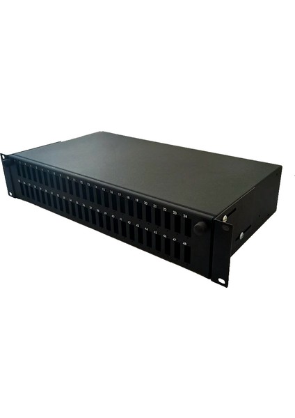 2u 19 Inch 48 Port Scd Fiber Optik Rack Tipi Patch Panel