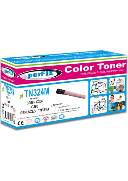 Pfx Pf Kırmızı TN324-TN512 Kırmızı Toner 25K