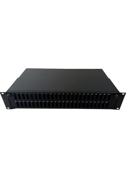 2u 19 Inch 48 Port Scd Fiber Optik Rack Tipi Patch Panel