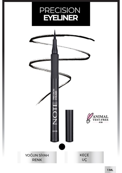 Precision Kalem Likit Eyeliner Keçe Uçlu