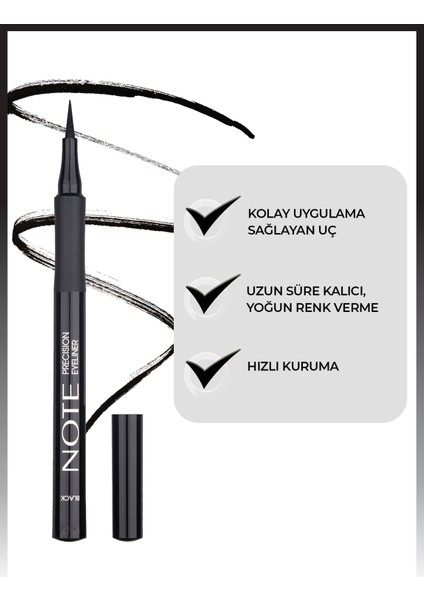 Precision Kalem Likit Eyeliner Keçe Uçlu