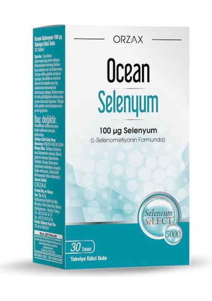 Ocean Selenyum 100UG 30 Tablet