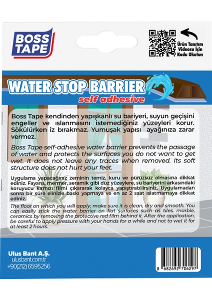 Duş, Kapı Eşiği, Mutfak Tezgahı Etrafı Su Kesici Bariyer Kahverengi 1 Metre modelleri