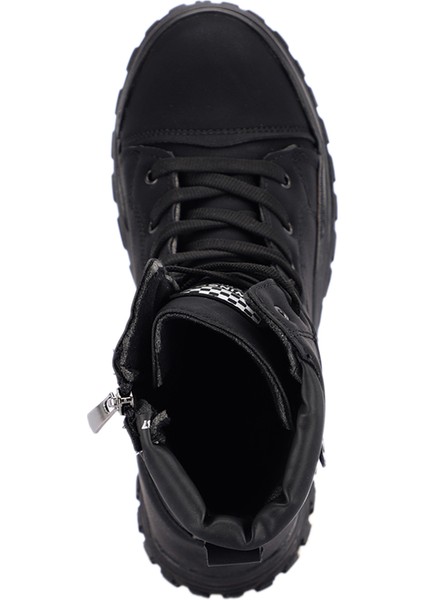 HINA Kadın Bot Siyah Nubuk indirimleri