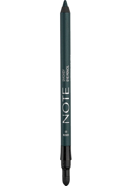 Smokey Eye Waterproof Aplikatörlü Göz Kalemi 03 Green - Yeşil