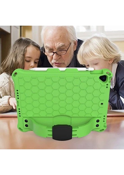 Apple iPad Air 5 10.9 2022 (5.nesil) Kılıf Yatay Standlı Askılı Kalem Bölmeli Airbag Özellikli Petek Kılıf (Model A2588,A2589,A2591) fırsatları